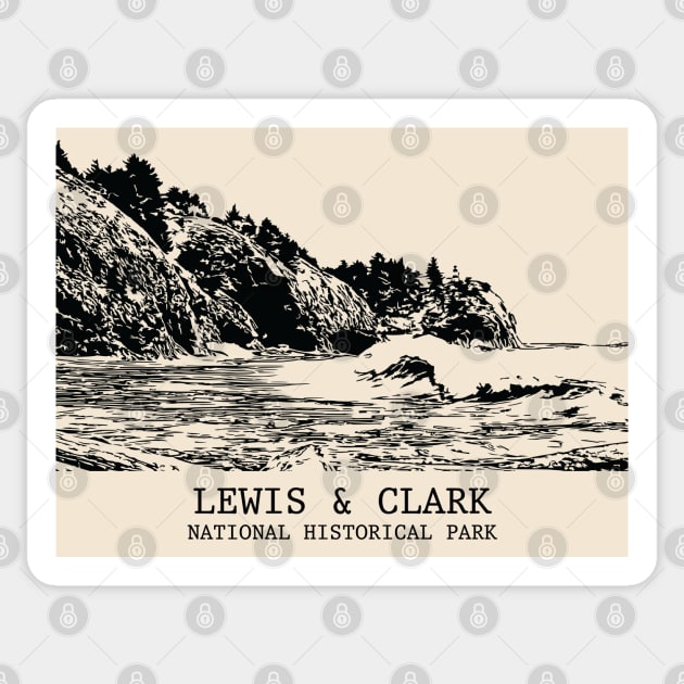 Lewis & Clark National Historical Park Sticker by Lakeric